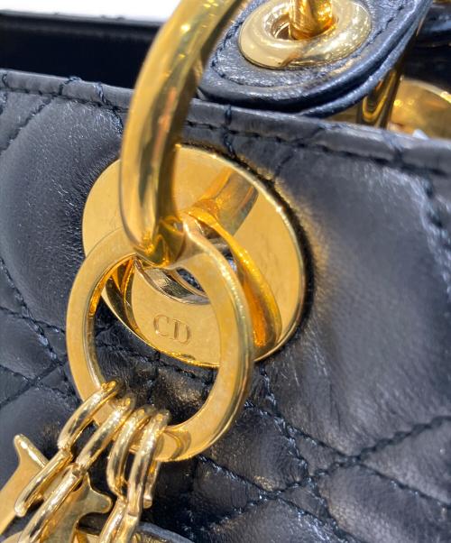 Christian Dior（クリスチャン ディオール）Christian Dior (クリスチャン ディオール) ショルダーバッグ ブラック サイズ:ミディアムの古着・服飾アイテム
