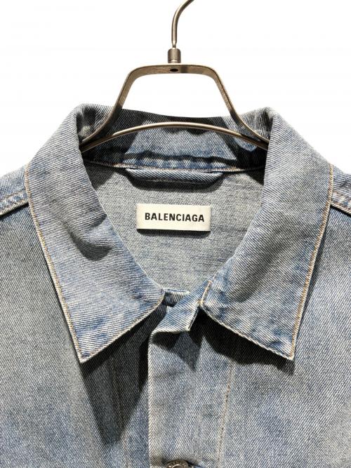 BALENCIAGA（バレンシアガ）BALENCIAGA (バレンシアガ) バックロゴデニムジャケット サイズ:34の古着・服飾アイテム
