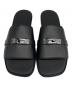 HERMES (エルメス) Gabrielle Leather Sandals/ガブリエルレザーサンダル ブラック サイズ:41：130000円