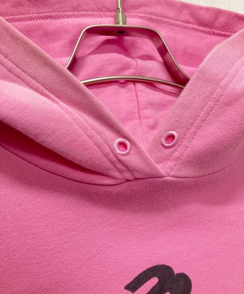 BALENCIAGA（バレンシアガ）BALENCIAGA (バレンシアガ) ロゴパーカー ピンク サイズ:Ｓの古着・服飾アイテム