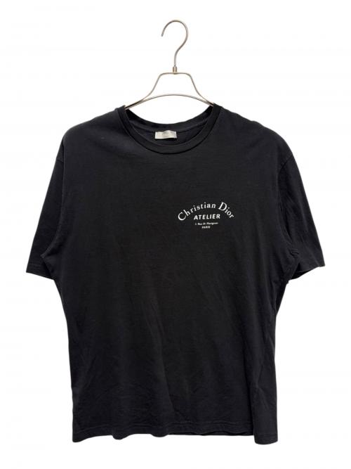 DIOR HOMME（ディオール オム）DIOR HOMME (ディオール オム) アトリエロゴTシャツ ブラック サイズ:Ｍの古着・服飾アイテム
