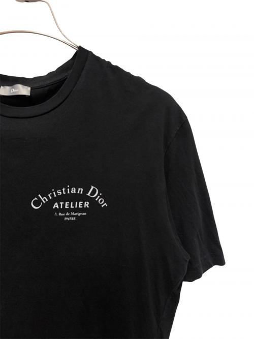DIOR HOMME（ディオール オム）DIOR HOMME (ディオール オム) アトリエロゴTシャツ ブラック サイズ:Ｍの古着・服飾アイテム
