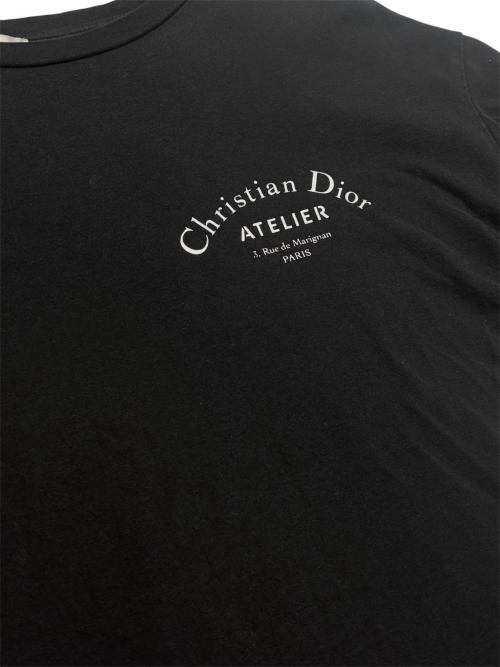 DIOR HOMME（ディオール オム）DIOR HOMME (ディオール オム) アトリエロゴTシャツ ブラック サイズ:Ｍの古着・服飾アイテム