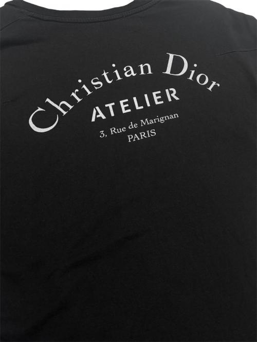 DIOR HOMME（ディオール オム）DIOR HOMME (ディオール オム) アトリエロゴTシャツ ブラック サイズ:Ｍの古着・服飾アイテム