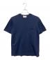 HERMES（エルメス）の古着「H刺繍ポケットTシャツ」｜ネイビー