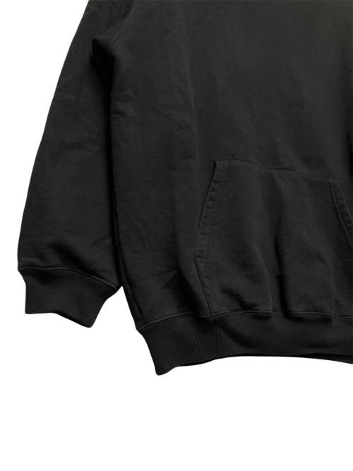 BALENCIAGA（バレンシアガ）BALENCIAGA (バレンシアガ) バックロゴ スウェットプルオーバーパーカー ブラック サイズ:XSの古着・服飾アイテム