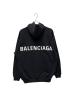 BALENCIAGA (バレンシアガ) バックロゴ スウェットプルオーバーパーカー ブラック サイズ:XS：45000円