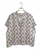 HERMESエルメス）の古着「タッセルモチーフ Vネックカットソー/Tassel Detail V-Neck Top」｜ホワイト