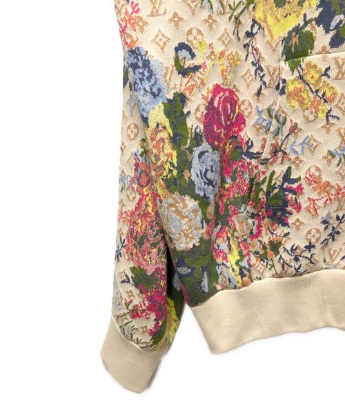 LOUIS VUITTON（ルイ ヴィトン）LOUIS VUITTON (ルイ ヴィトン) ジャガードモノグラムフラワー パーカー ホワイト サイズ:Mの古着・服飾アイテム