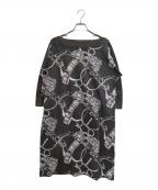 HERMESエルメス）の古着「20SS Brides de Coeur Cotton Dress ブリッド・ドゥ・クール コットンワンピース」｜グレー
