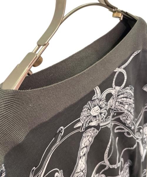 HERMES（エルメス）HERMES (エルメス) 20SS Brides de Coeur Cotton Dress ブリッド・ドゥ・クール コットンワンピース グレー サイズ:44の古着・服飾アイテム
