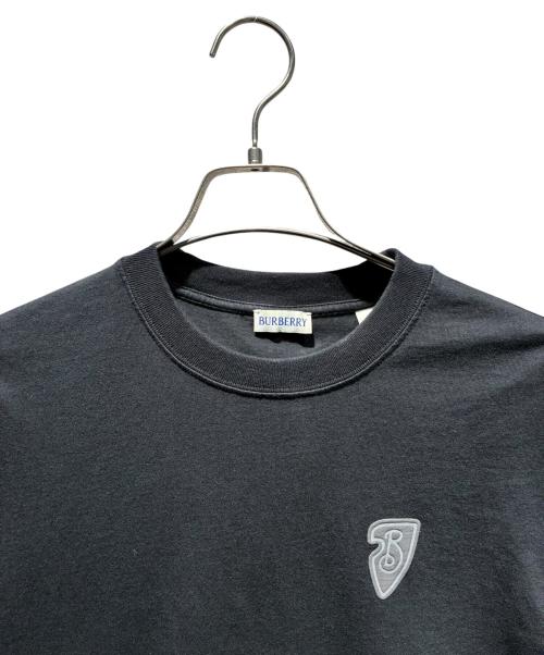 BURBERRY（バーバリー）BURBERRY (バーバリー) ラバーワッペンTシャツ ブラック サイズ:XSの古着・服飾アイテム