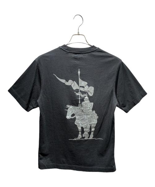 BURBERRY（バーバリー）BURBERRY (バーバリー) ラバーワッペンTシャツ ブラック サイズ:XSの古着・服飾アイテム