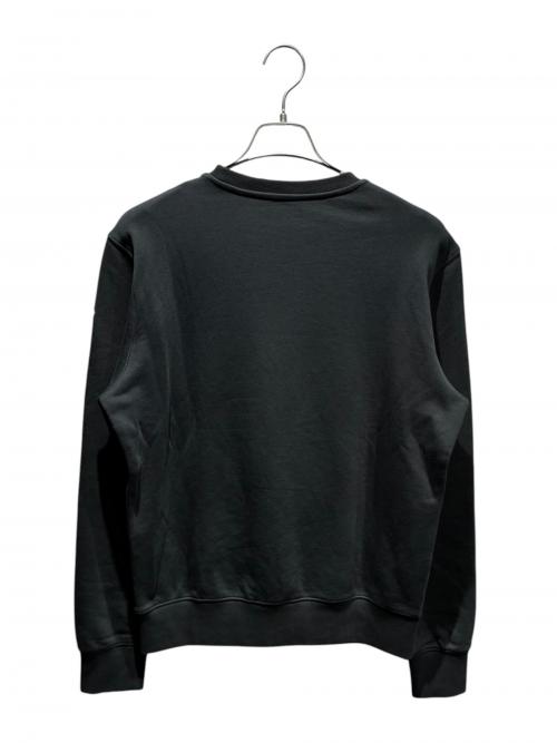MONCLER（モンクレール）MONCLER (モンクレール) レザーワッペンスウェット ブラック サイズ:Mの古着・服飾アイテム