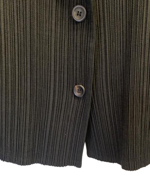 ISSEY MIYAKE（イッセイミヤケ）ISSEY MIYAKE (イッセイミヤケ) 切替プリーツジャケット ブラック サイズ:Mの古着・服飾アイテム