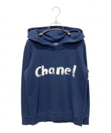 CHANEL（シャネル）の古着「ペイントロゴパーカー」｜ネイビー