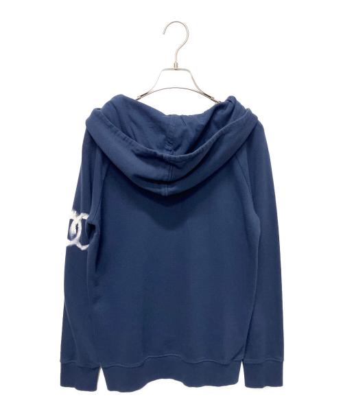 CHANEL（シャネル）CHANEL (シャネル) ペイントロゴパーカー ネイビー サイズ:Mの古着・服飾アイテム