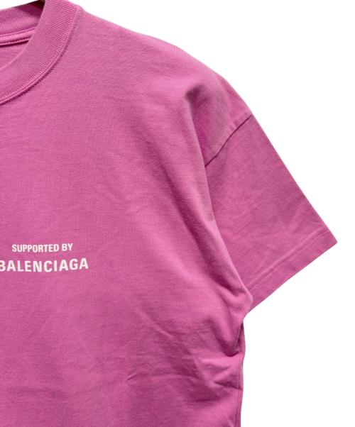 BALENCIAGA（バレンシアガ）BALENCIAGA (バレンシアガ) WFPTシャツ ピンク サイズ:Sの古着・服飾アイテム
