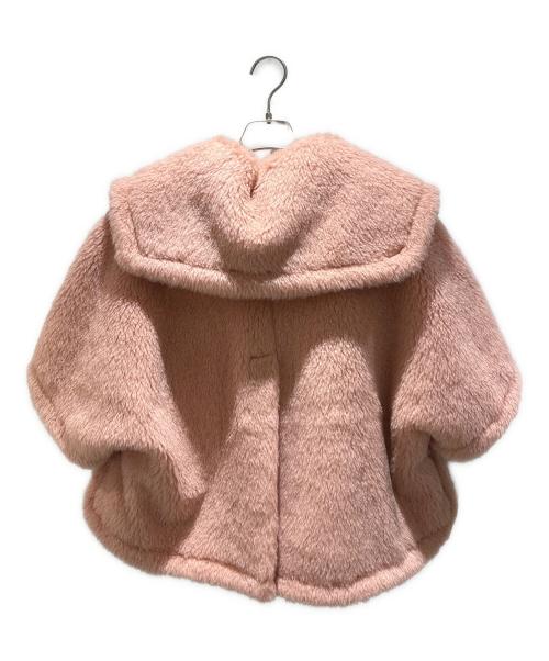 MaxMara（マックスマーラ）MaxMara (マックスマーラ) テディベアケープコート ピンク サイズ:SMの古着・服飾アイテム