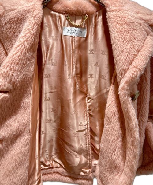 MaxMara（マックスマーラ）MaxMara (マックスマーラ) テディベアケープコート ピンク サイズ:SMの古着・服飾アイテム