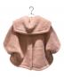 MaxMara (マックスマーラ) テディベアケープコート ピンク サイズ:SM：140000円