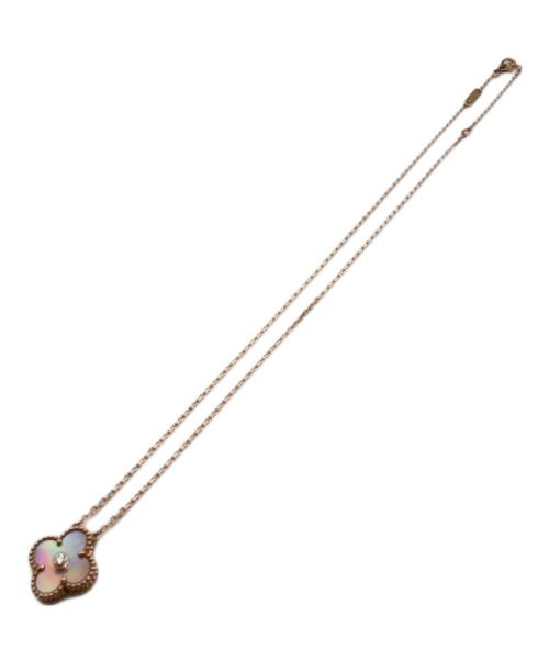VAN CLEEF & ARPELS（ヴァンクリーフ＆アーペル）VAN CLEEF & ARPELS ヴィンテージアルハンブラ/1Pピンクシェルネックレス/ピンクマザーオブパール/2025年ホリデーコレクション/VCARPM0P00 サイズ:ヴィンテージ/ヴィンテージアルハンブラの古着・服飾アイテム