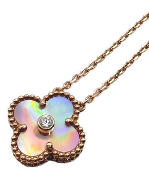 VAN CLEEF & ARPELS（ヴァンクリーフ＆アーペル）VAN CLEEF & ARPELS ヴィンテージアルハンブラ/1Pピンクシェルネックレス/ピンクマザーオブパール/2025年ホリデーコレクション/VCARPM0P00 サイズ:ヴィンテージ/ヴィンテージアルハンブラの古着・服飾アイテム