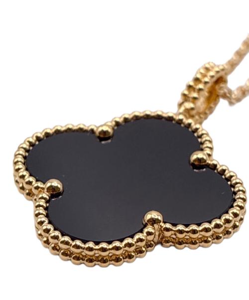 VAN CLEEF & ARPELS（ヴァンクリーフ＆アーペル）VAN CLEEF & ARPELS マジック アルハンブラ ロングネックレス/1モチーフ/Magic Alhambra Necklace Onyx マジック アルハンブラ ネックレス オニキス/VCARO49M00の古着・服飾アイテム