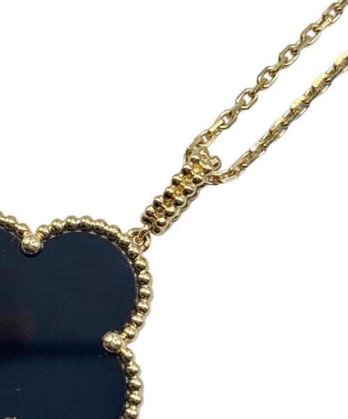 VAN CLEEF & ARPELS（ヴァンクリーフ＆アーペル）VAN CLEEF & ARPELS マジック アルハンブラ ロングネックレス/1モチーフ/Magic Alhambra Necklace Onyx マジック アルハンブラ ネックレス オニキス/VCARO49M00の古着・服飾アイテム