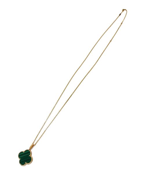 VAN CLEEF & ARPELS（ヴァンクリーフ＆アーペル）VAN CLEEF & ARPELS マジック アルハンブラ ロングネックレス/1モチーフ/Magic Alhambra Necklace Malachite マジック アルハンブラ ネックレス マラカイト VCARO3MG00の古着・服飾アイテム