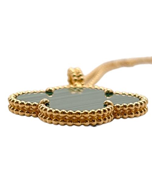 VAN CLEEF & ARPELS（ヴァンクリーフ＆アーペル）VAN CLEEF & ARPELS マジック アルハンブラ ロングネックレス/1モチーフ/Magic Alhambra Necklace Malachite マジック アルハンブラ ネックレス マラカイト VCARO3MG00の古着・服飾アイテム