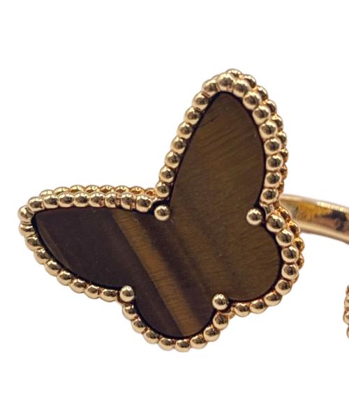 VAN CLEEF & ARPELS（ヴァンクリーフ＆アーペル）VAN CLEEF & ARPELS Lucky Alhambra Between the Finger Ring/ラッキー アルハンブラ アントレ レ ドア リング/VCARN05800 サイズ:50/8.5号の古着・服飾アイテム