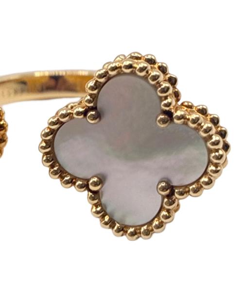 VAN CLEEF & ARPELS（ヴァンクリーフ＆アーペル）VAN CLEEF & ARPELS Lucky Alhambra Between the Finger Ring/ラッキー アルハンブラ アントレ レ ドア リング/VCARN05800 サイズ:50/8.5号の古着・服飾アイテム