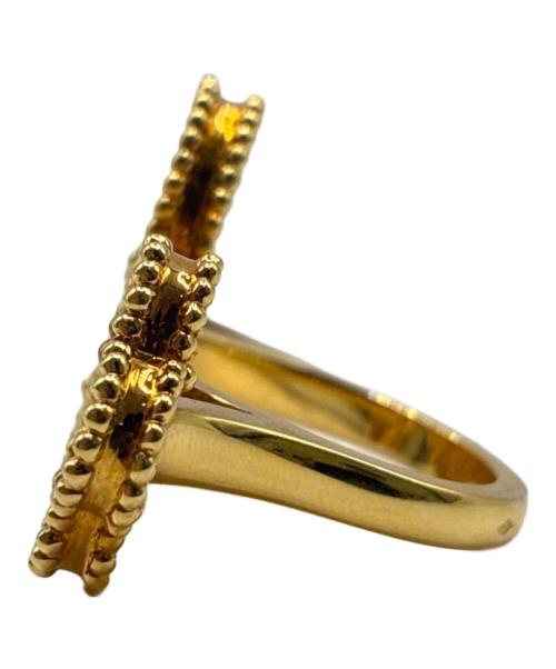 VAN CLEEF & ARPELS（ヴァンクリーフ＆アーペル）VAN CLEEF & ARPELS Lucky Alhambra Between the Finger Ring/ラッキー アルハンブラ アントレ レ ドア リング/VCARN05800 サイズ:50/8.5号の古着・服飾アイテム