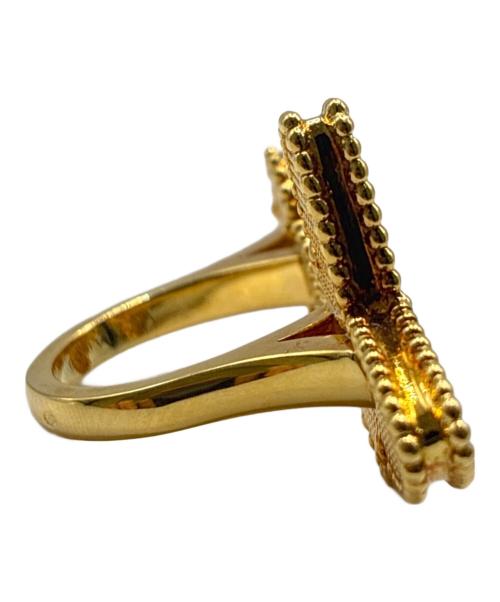 VAN CLEEF & ARPELS（ヴァンクリーフ＆アーペル）VAN CLEEF & ARPELS Lucky Alhambra Between the Finger Ring/ラッキー アルハンブラ アントレ レ ドア リング/VCARN05800 サイズ:50/8.5号の古着・服飾アイテム