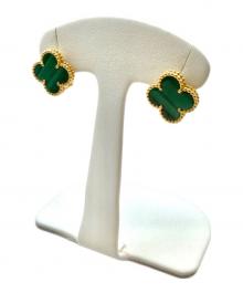 VAN CLEEF & ARPELS（ヴァンクリーフ＆アーペル）の古着「Vintage Alhambra earrings/ヴィンテージアルハンブラピアス/VCARO3QL00」