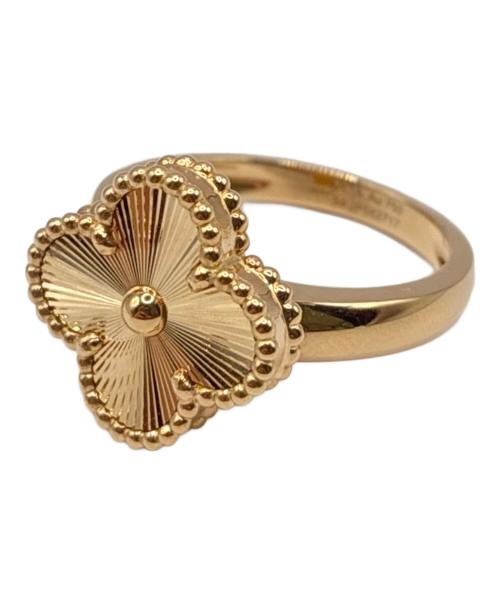 VAN CLEEF & ARPELS（ヴァンクリーフ＆アーペル）VAN CLEEF & ARPELS (ヴァンクリーフ＆アーペル) Vintage Alhambra Guilloché/ヴィンテージ アルハンブラ ギヨシェ/VCARP6I354 サイズ:ヴィンテージ/54/13.5号の古着・服飾アイテム