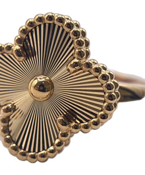 VAN CLEEF & ARPELS（ヴァンクリーフ＆アーペル）VAN CLEEF & ARPELS (ヴァンクリーフ＆アーペル) Vintage Alhambra Guilloché/ヴィンテージ アルハンブラ ギヨシェ/VCARP6I354 サイズ:ヴィンテージ/54/13.5号の古着・服飾アイテム