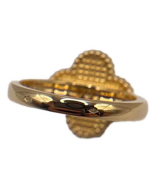 VAN CLEEF & ARPELS（ヴァンクリーフ＆アーペル）VAN CLEEF & ARPELS (ヴァンクリーフ＆アーペル) Vintage Alhambra Guilloché/ヴィンテージ アルハンブラ ギヨシェ/VCARP6I354 サイズ:ヴィンテージ/54/13.5号の古着・服飾アイテム