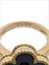 中古・古着 VAN CLEEF & ARPELS Vintage Alhambra Ring, 18K yellow gold, onyx, Diamond, ヴィンテージ アルハンブラ リング オニキス ダイヤモンド サイズ:49（9号）：600000円