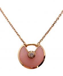 Cartier（カルティエ）の古着「アミュレットピンクオパールネックレス/Amulette de Cartier necklacepink opal 」
