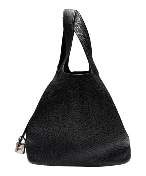 HERMES（エルメス）HERMES (エルメス) Picotin Lock PM ピコタンロック PM/トリヨンクレマンス/ブラック/Y刻印：2020年製造/シルバー金具 ブラック サイズ:PMの古着・服飾アイテム