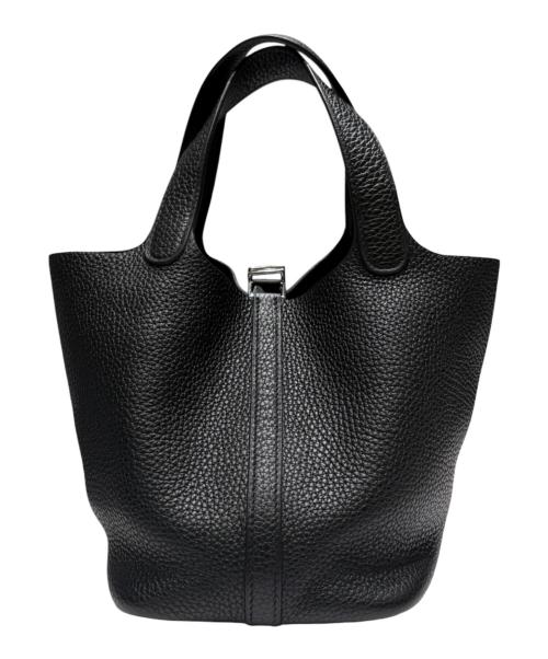 HERMES（エルメス）HERMES (エルメス) Picotin Lock PM ピコタンロック PM/トリヨンクレマンス/ブラック/Y刻印：2020年製造/シルバー金具 ブラック サイズ:PMの古着・服飾アイテム