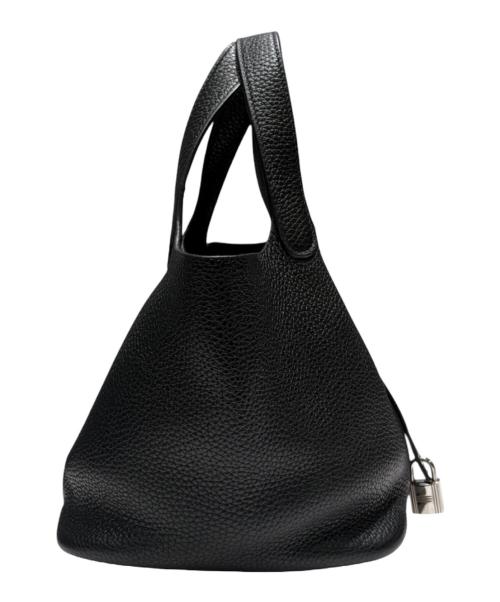 HERMES（エルメス）HERMES (エルメス) Picotin Lock PM ピコタンロック PM/トリヨンクレマンス/ブラック/Y刻印：2020年製造/シルバー金具 ブラック サイズ:PMの古着・服飾アイテム
