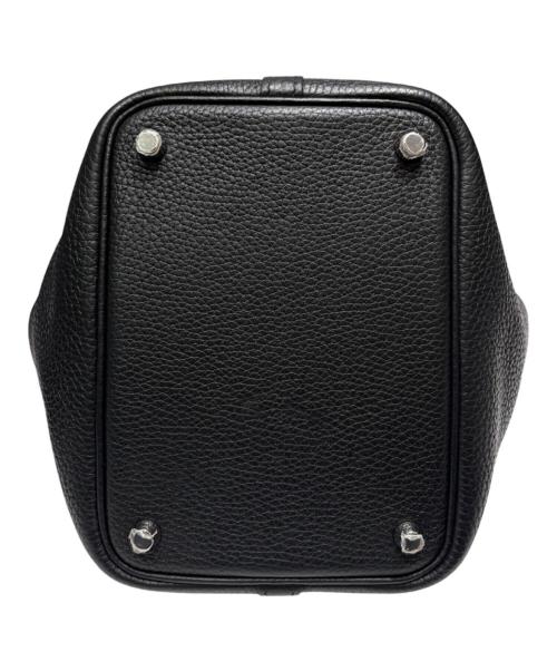 HERMES（エルメス）HERMES (エルメス) Picotin Lock PM ピコタンロック PM/トリヨンクレマンス/ブラック/Y刻印：2020年製造/シルバー金具 ブラック サイズ:PMの古着・服飾アイテム