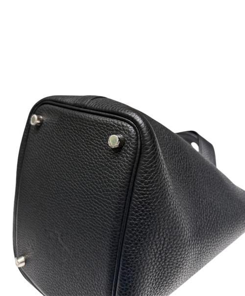 HERMES（エルメス）HERMES (エルメス) Picotin Lock PM ピコタンロック PM/トリヨンクレマンス/ブラック/Y刻印：2020年製造/シルバー金具 ブラック サイズ:PMの古着・服飾アイテム