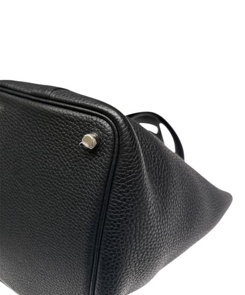HERMES（エルメス）HERMES (エルメス) Picotin Lock PM ピコタンロック PM/トリヨンクレマンス/ブラック/Y刻印：2020年製造/シルバー金具 ブラック サイズ:PMの古着・服飾アイテム