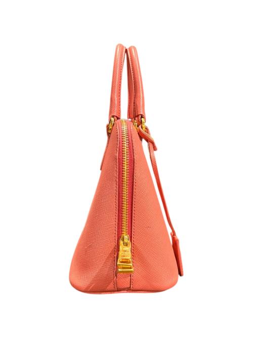 PRADA（プラダ）PRADA (プラダ) サフィアーノ2WAYハンドバッグ ピンクの古着・服飾アイテム