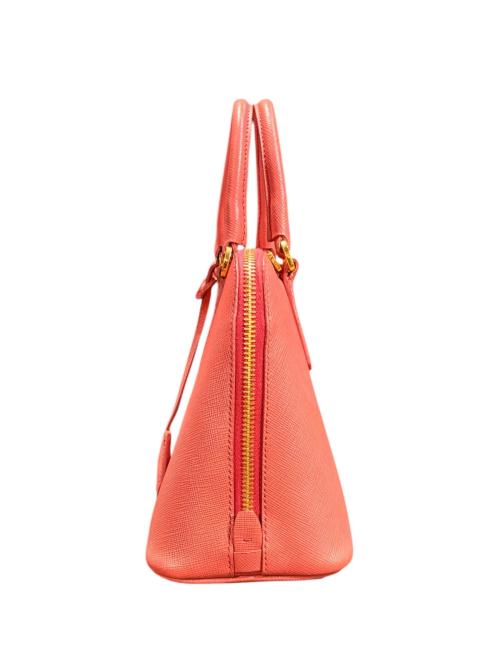 PRADA（プラダ）PRADA (プラダ) サフィアーノ2WAYハンドバッグ ピンクの古着・服飾アイテム