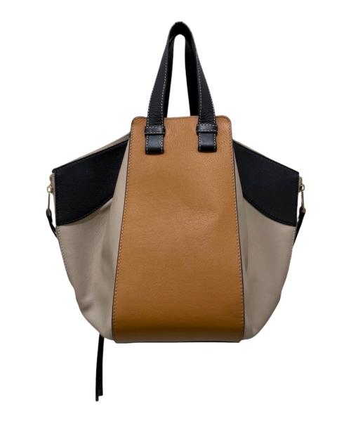 LOEWE（ロエベ）LOEWE (ロエベ) ハンモックスモール ベージュ×オレンジ サイズ:スモールの古着・服飾アイテム